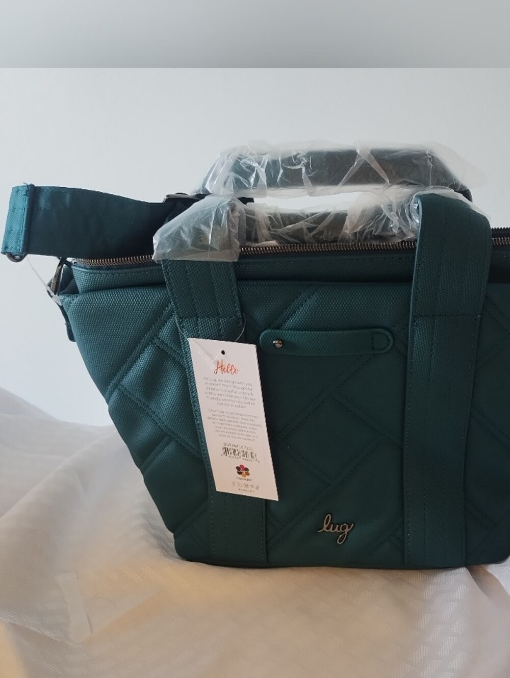 Lug Dory Matte Luxe VL Crossbody Bag in Teal